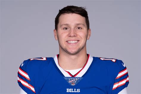 Buffalo Bills' Josh Allen signs six.